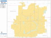 Sioux Falls <br /> Wall Map <br /> Basic Style 2024 Map