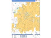 Sugar Land <br /> Wall Map <br /> Basic Style 2024 Map