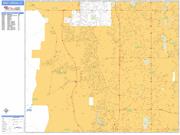 West Jordan <br /> Wall Map <br /> Basic Style 2024 Map