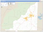 Clay County, AL <br /> Wall Map <br /> Zip Code <br /> Basic Style 2024 Map
