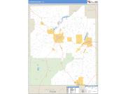 Covington County, AL <br /> Wall Map <br /> Zip Code <br /> Basic Style 2024 Map