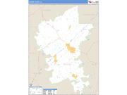 Greene County, AL <br /> Wall Map <br /> Zip Code <br /> Basic Style 2024 Map