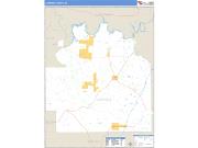 Lowndes County, AL <br /> Wall Map <br /> Zip Code <br /> Basic Style 2024 Map
