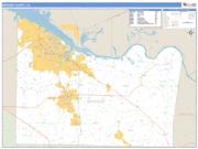 Morgan County, AL <br /> Wall Map <br /> Zip Code <br /> Basic Style 2024 Map