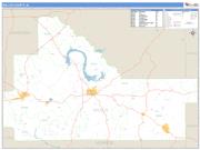 Wilcox County, AL <br /> Wall Map <br /> Zip Code <br /> Basic Style 2024 Map