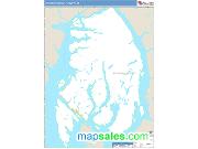 Ketchikan Gateway County, AK <br /> Wall Map <br /> Zip Code <br /> Basic Style 2024 Map