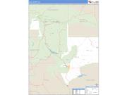 Gila County, AZ <br /> Wall Map <br /> Zip Code <br /> Basic Style 2024 Map