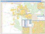 Maricopa County, AZ <br /> Wall Map <br /> Zip Code <br /> Basic Style 2024 Map