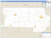 Clay County, AR <br /> Wall Map <br /> Zip Code <br /> Basic Style 2024 Map
