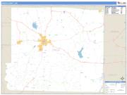 Drew County, AR <br /> Wall Map <br /> Zip Code <br /> Basic Style 2024 Map