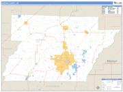 Greene County, AR <br /> Wall Map <br /> Zip Code <br /> Basic Style 2024 Map