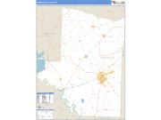 Hempstead County, AR <br /> Wall Map <br /> Zip Code <br /> Basic Style 2024 Map