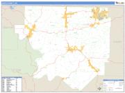 Izard County, AR <br /> Wall Map <br /> Zip Code <br /> Basic Style 2024 Map