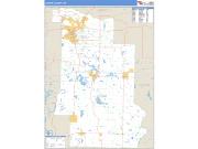 Lonoke County, AR <br /> Wall Map <br /> Zip Code <br /> Basic Style 2024 Map