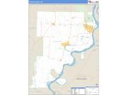 Phillips County, AR <br /> Wall Map <br /> Zip Code <br /> Basic Style 2024 Map
