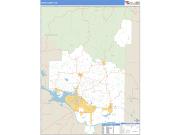 Pope County, AR <br /> Wall Map <br /> Zip Code <br /> Basic Style 2024 Map