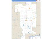 Prairie County, AR <br /> Wall Map <br /> Zip Code <br /> Basic Style 2024 Map