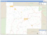Searcy County, AR <br /> Wall Map <br /> Zip Code <br /> Basic Style 2024 Map