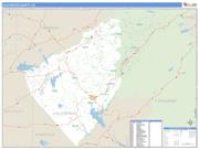 Calaveras County, CA <br /> Wall Map <br /> Zip Code <br /> Basic Style 2024 Map