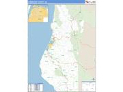 Humboldt County, CA <br /> Wall Map <br /> Zip Code <br /> Basic Style 2024 Map