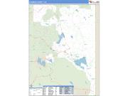 Lassen County, CA <br /> Wall Map <br /> Zip Code <br /> Basic Style 2024 Map