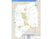 San Joaquin County, CA <br /> Wall Map <br /> Zip Code <br /> Basic Style 2024 Map