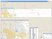 Arapahoe County, CO <br /> Wall Map <br /> Zip Code <br /> Basic Style 2024 Map
