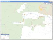 Clear Creek County, CO <br /> Wall Map <br /> Zip Code <br /> Basic Style 2024 Map