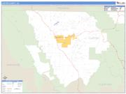Custer County, CO <br /> Wall Map <br /> Zip Code <br /> Basic Style 2024 Map