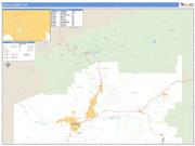 Delta County, CO <br /> Wall Map <br /> Zip Code <br /> Basic Style 2024 Map