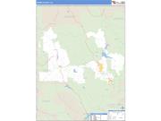 Grand County, CO <br /> Wall Map <br /> Zip Code <br /> Basic Style 2024 Map