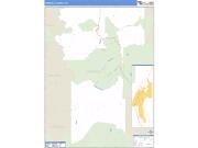 Hinsdale County, CO <br /> Wall Map <br /> Zip Code <br /> Basic Style 2024 Map