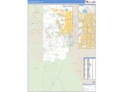 Jefferson County, CO <br /> Wall Map <br /> Zip Code <br /> Basic Style 2024 Map