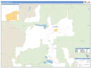 Lake County, CO <br /> Wall Map <br /> Zip Code <br /> Basic Style 2024 Map