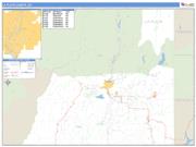 La Plata County, CO <br /> Wall Map <br /> Zip Code <br /> Basic Style 2024 Map