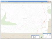 Moffat County, CO <br /> Wall Map <br /> Zip Code <br /> Basic Style 2024 Map