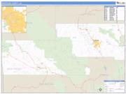 Montrose County, CO <br /> Wall Map <br /> Zip Code <br /> Basic Style 2024 Map