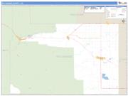 Rio Grande County, CO <br /> Wall Map <br /> Zip Code <br /> Basic Style 2024 Map
