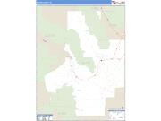 Butte County, ID <br /> Wall Map <br /> Zip Code <br /> Basic Style 2024 Map