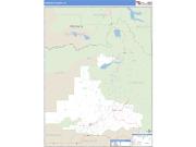 Fremont County, ID <br /> Wall Map <br /> Zip Code <br /> Basic Style 2024 Map