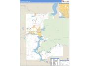 Kootenai County, ID <br /> Wall Map <br /> Zip Code <br /> Basic Style 2024 Map