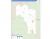 Teton County, ID <br /> Wall Map <br /> Zip Code <br /> Basic Style 2024 Map
