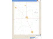 Hamilton County, IL <br /> Wall Map <br /> Zip Code <br /> Basic Style 2024 Map