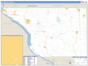Jo Daviess County, IL <br /> Wall Map <br /> Zip Code <br /> Basic Style 2024 Map
