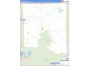Brown County, IN <br /> Wall Map <br /> Zip Code <br /> Basic Style 2024 Map