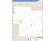 Carroll County, IN <br /> Wall Map <br /> Zip Code <br /> Basic Style 2024 Map