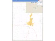 Fayette County, IN <br /> Wall Map <br /> Zip Code <br /> Basic Style 2024 Map