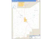 Jennings County, IN <br /> Wall Map <br /> Zip Code <br /> Basic Style 2024 Map