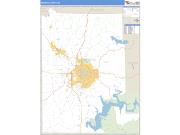 Monroe County, IN <br /> Wall Map <br /> Zip Code <br /> Basic Style 2024 Map