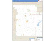 Parke County, IN <br /> Wall Map <br /> Zip Code <br /> Basic Style 2024 Map